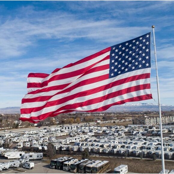 American Flag 3x5 ft for Outside, Heavy Duty USA Longest Lasting, Tough 210D US - Picture 1 of 6